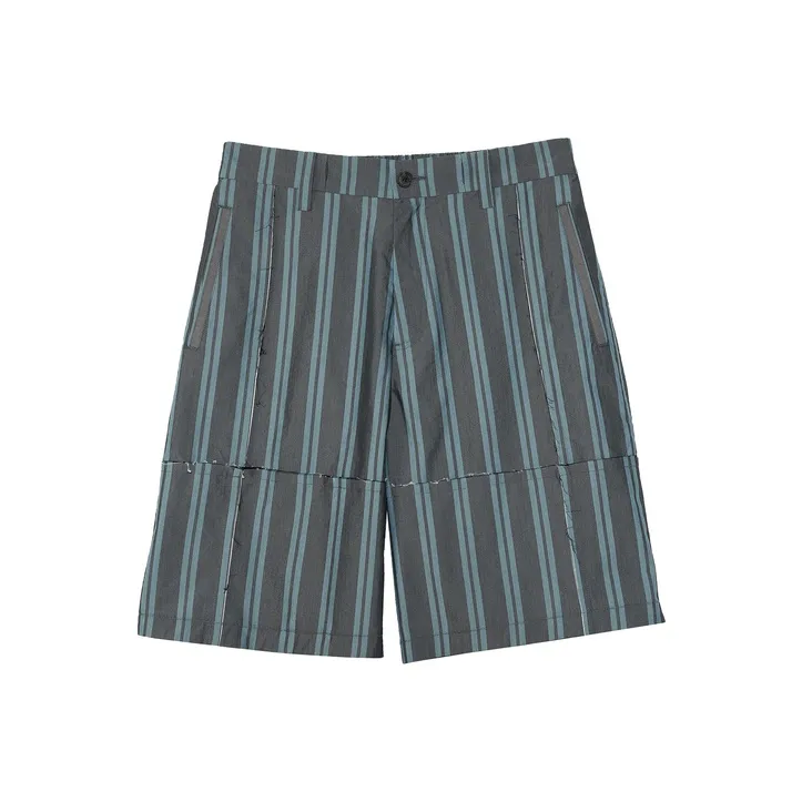 CROQUIS Casual Shorts Unisex 489 Blue Green Combo-0