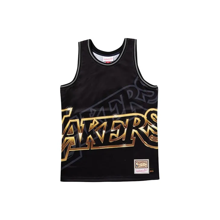 Mitchell & Ness x Big Face Basketball Jerseys Unisex Black-0