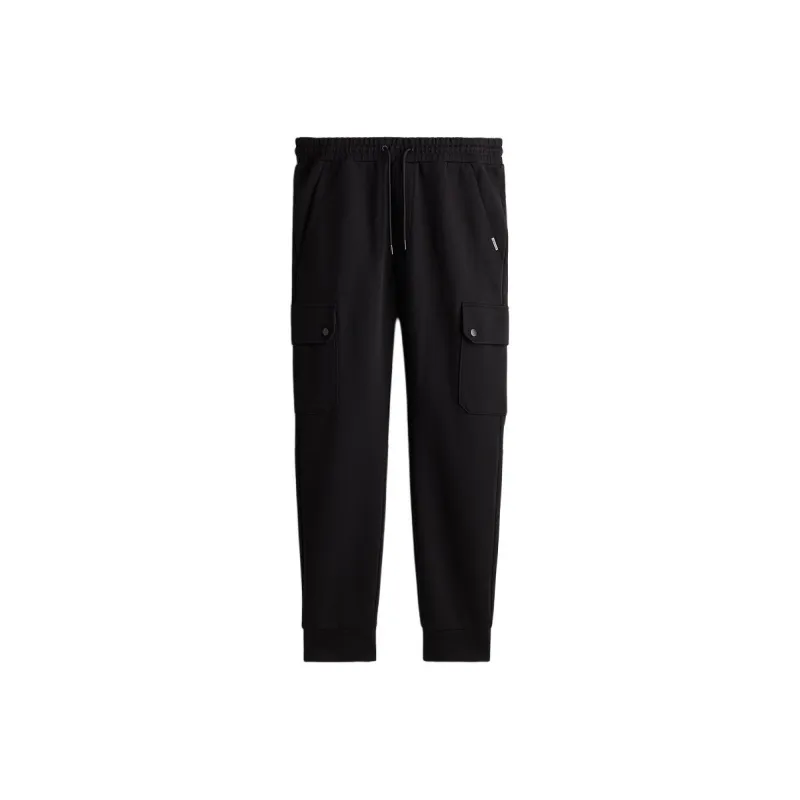 H&M Casual Pants Men Black-0