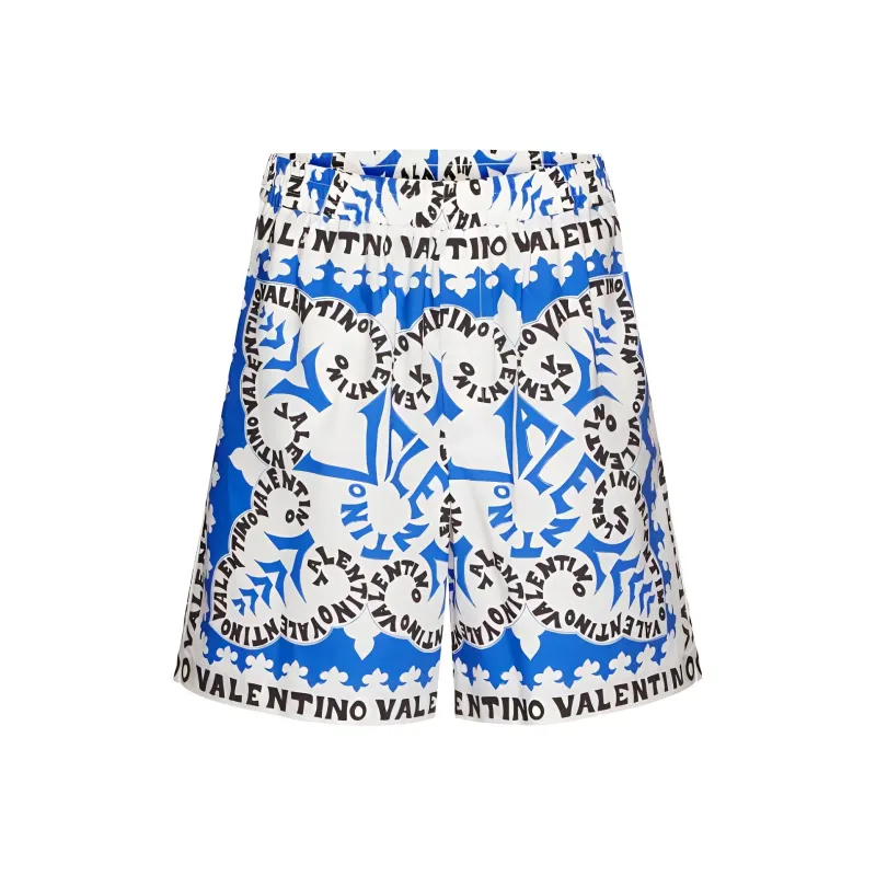 Valentino Casual Shorts Men Blue-0