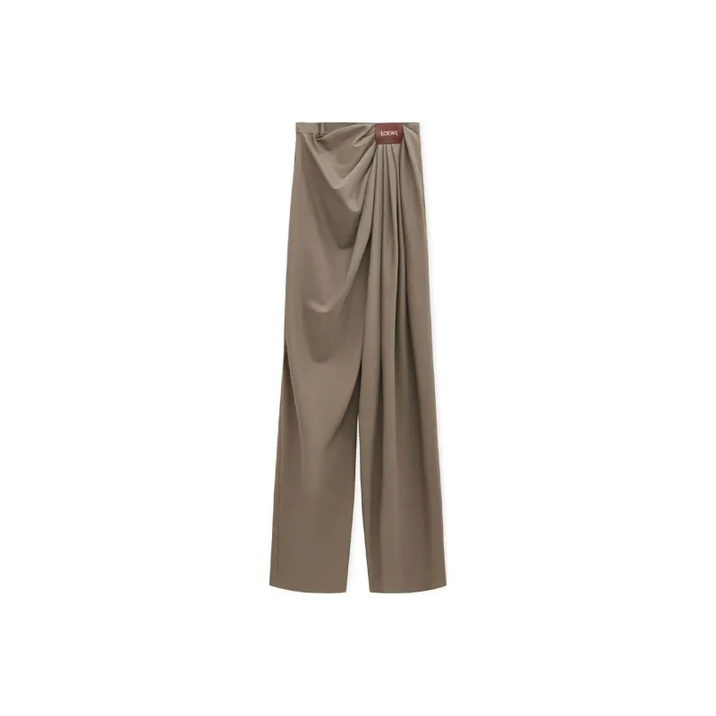 LOEWE SS25 Casual Pants Men's Khaki-0