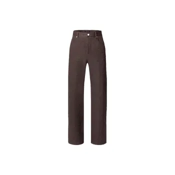LOUIS VUITTON 1AHBM3 Monogram Embossed Skate Pants