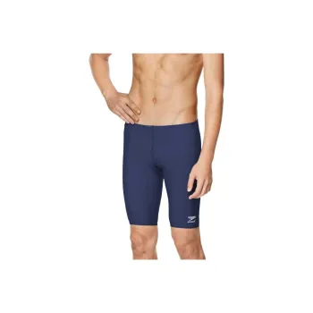 Speedo Solid Adult Jammer Navy Swimming Shorts Men's Marine Blue