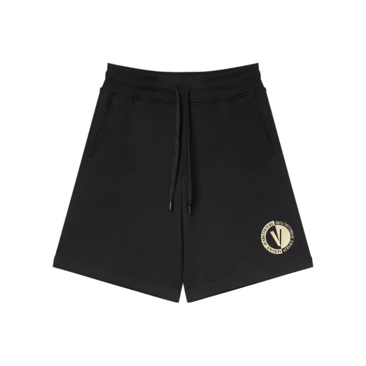 VERSACE JEANS COUTURE Casual Shorts Men Black-0