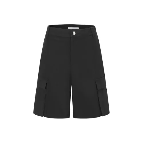 SEMIR PLUS 블랙 90006 남녀공용 캐주얼 반바지