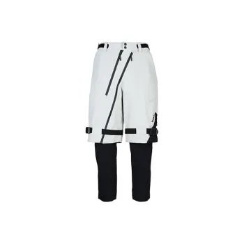 YAKKY PANG Ski Pants Unisex Gray White