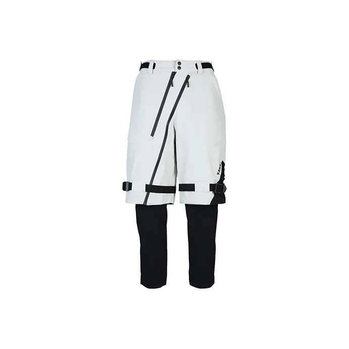 YAKKY PANG Ski Pants Unisex Gray White-0