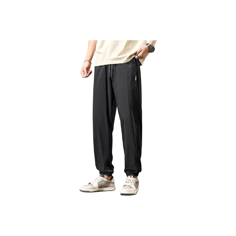 Jeep Fashion Sports Collection Casual Pants Unisex Black-0