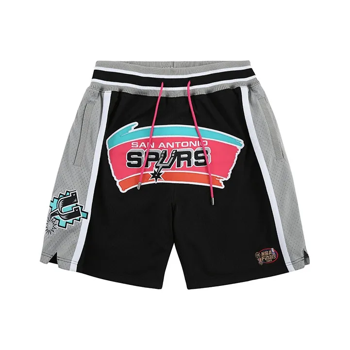 Mitchell & Ness X Just Don 90s San Antonio Spurs 1998-99 Shorts-0