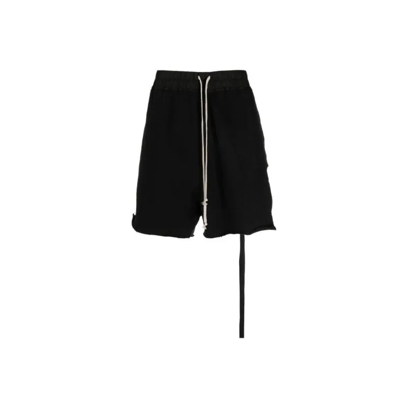 Rick Owens DRKSHDW Trucker Drop crotch Track Shorts-0