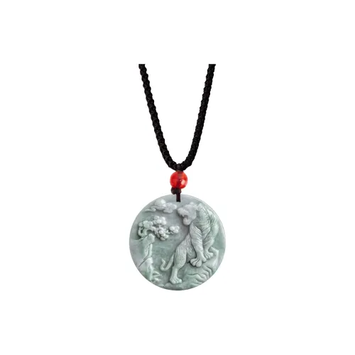 HUISHI Glutinous Jade Necklaces Unisex