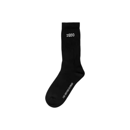 032c Remove Before Sex Crew Socks 'Black/White'