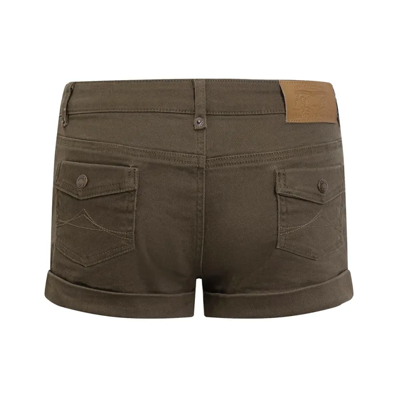 Ariseism Cargo Shorts Women's Army Green-1