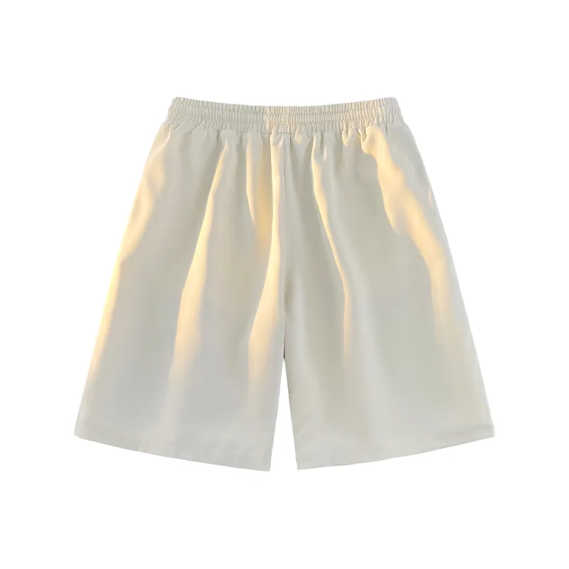 WHELVE Casual Shorts Unisex Black-4