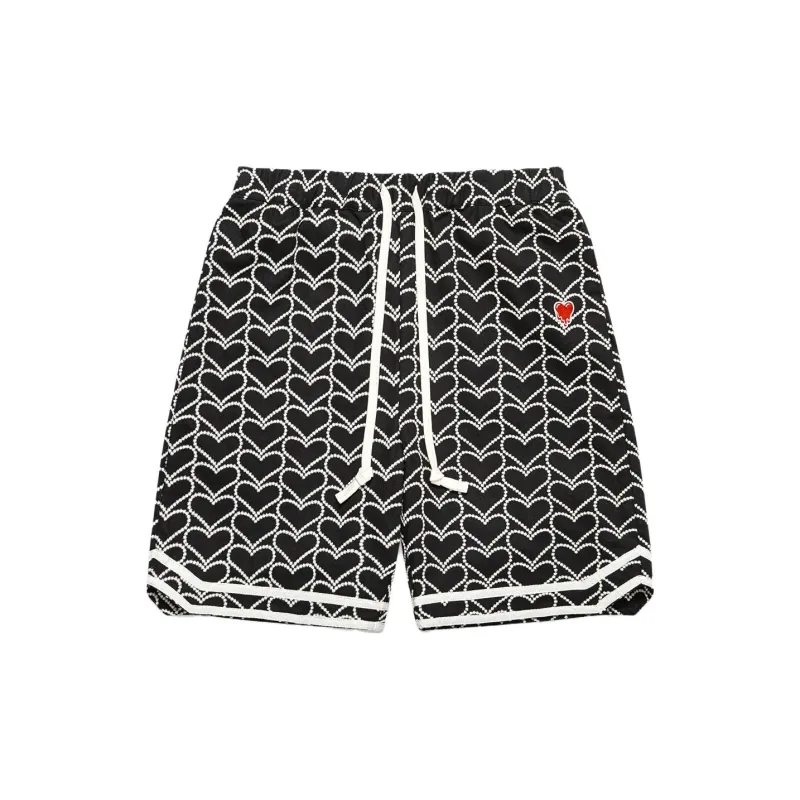 Emotionally Unavailable X CLOT Emotionally Unavailable Co-brand Casual Shorts Unisex Black-0
