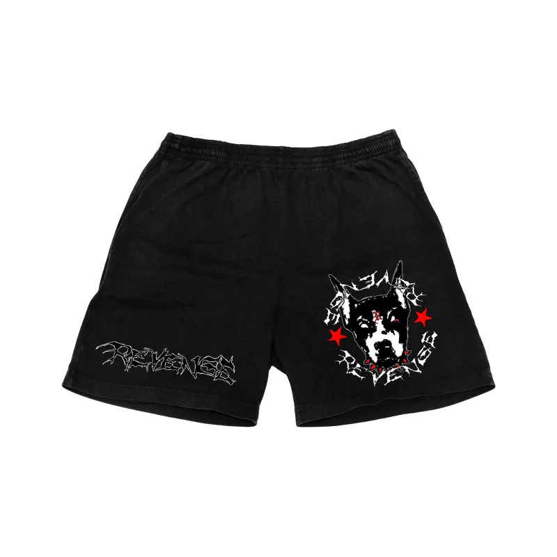 Revenge Casual Shorts Men Black-0