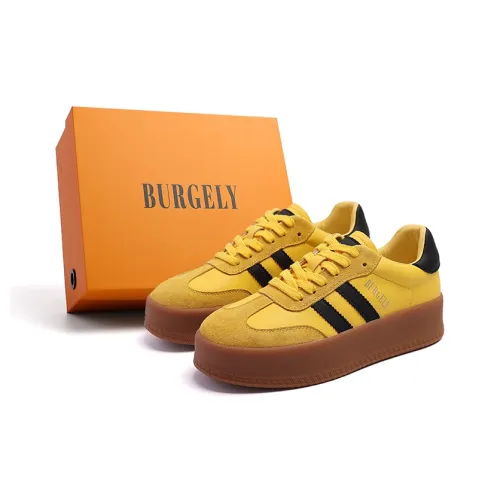 BURGELY German Army Trainers Lightweight Low Top Skateboard Shoes Women's