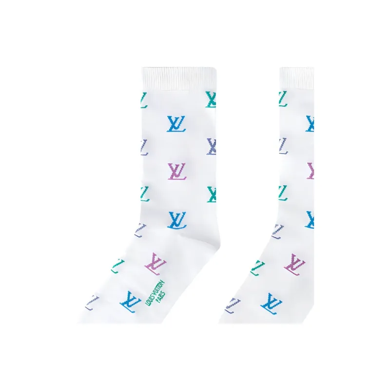 LOUIS VUITTON M7979M Lv Blason Shading Socks-2