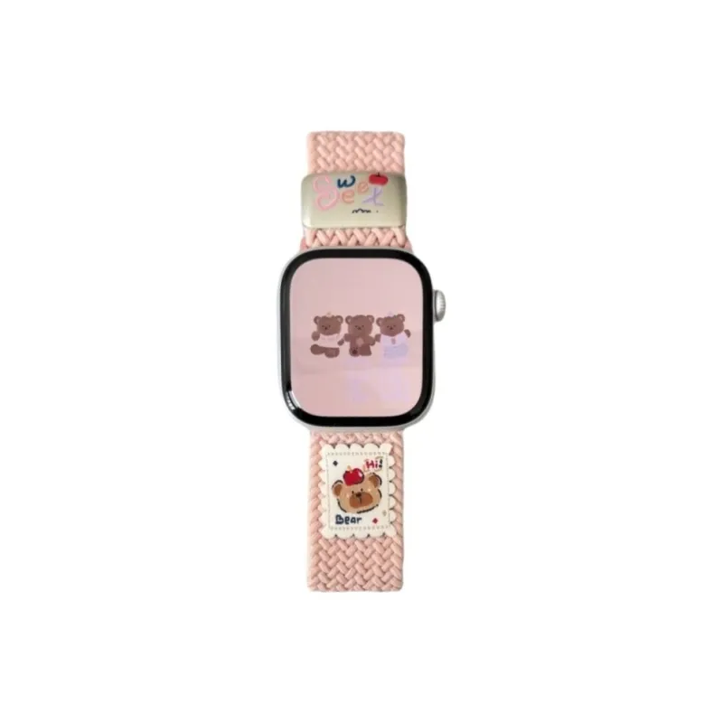 Vobafe Compatibility With Apple Watch Series 9/S8/S7/S10 SE/Ultra 2 Watch Band Apple Compatibility Fabric Material-11