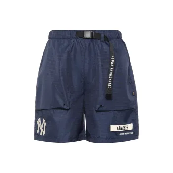 Alpha Industries X New Era Casual Shorts Unisex Navy Blue