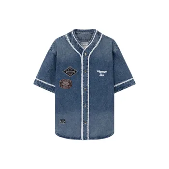 WOOYOUNGMI Shirts Men Blue