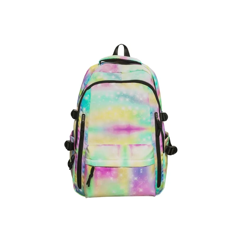 H YXIANG Nylon Backpack Unisex Multicolor-4