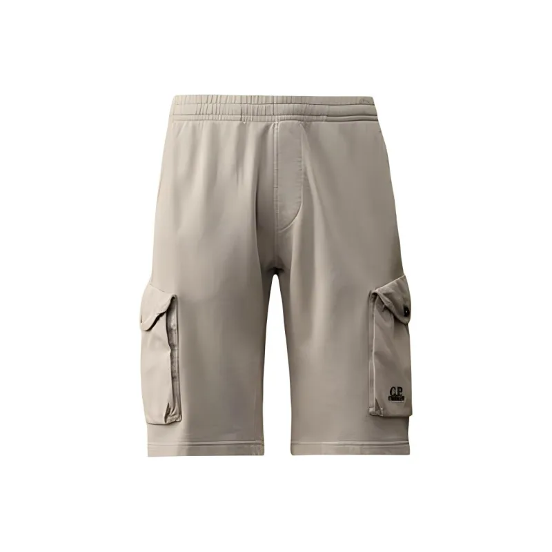 C.P.Company SS24 Cargo Shorts Men's Light Rain Gray-0
