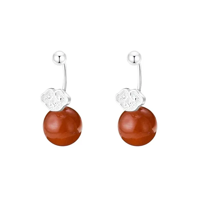 ZWU S999 Fine Silver Earrings Unisex-0
