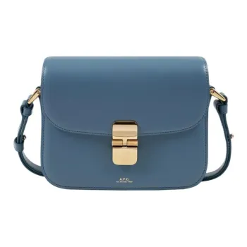 A.P.C Grace Logo Printed Small Shoulder Bag