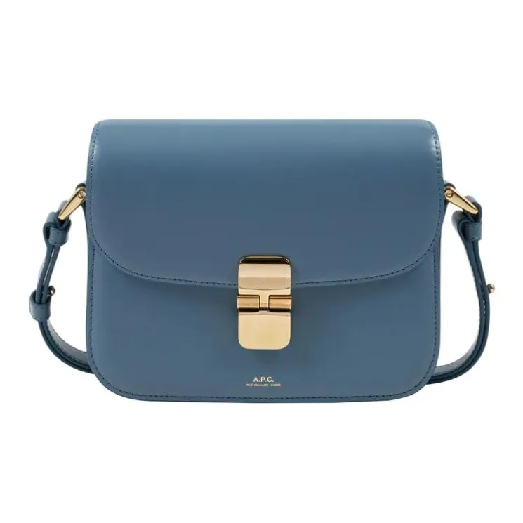 A.P.C Grace Logo Printed Small Shoulder Bag-0