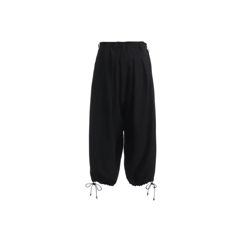 Yohji Yamamoto Ground Y SS25 Casual Pants Unisex Black-2