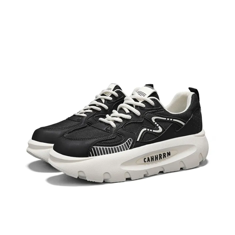 Frank Mully Abrasion Resistant Height Increasing Rebound Low Top Casual Shoes Men's-2