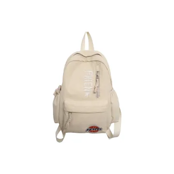GEERDUN Nylon Backpack Unisex Black/Pink/Violet/Yellow/Khaki/Green/Light Blue