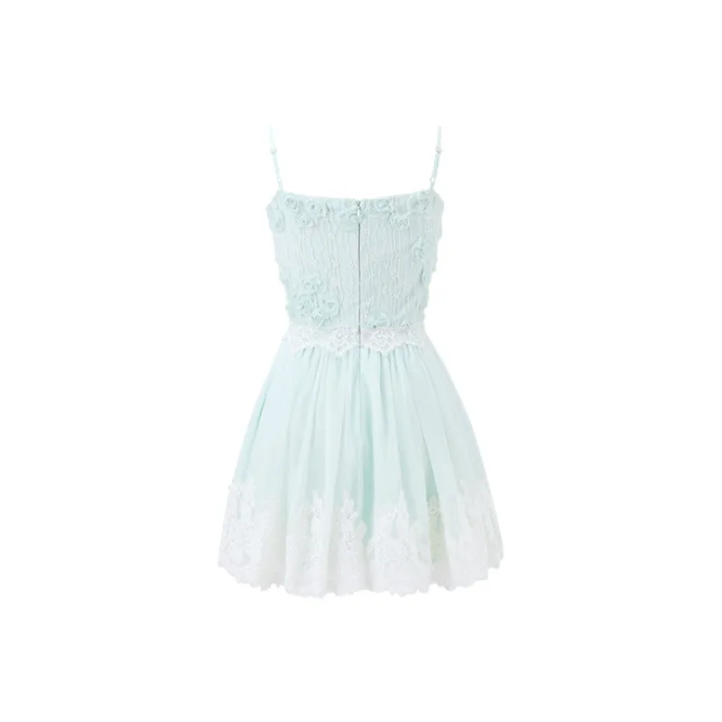 ACAINES Slip Dress Women's Mint Green-1