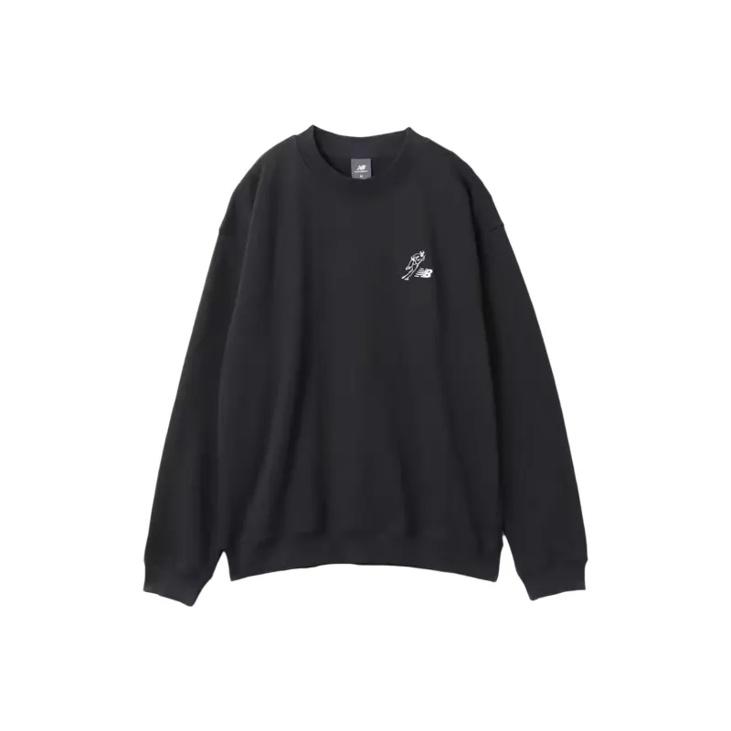 New Balance SS25 Crew Neck Baseball Sweatshirt Unisex Dark Gray-0
