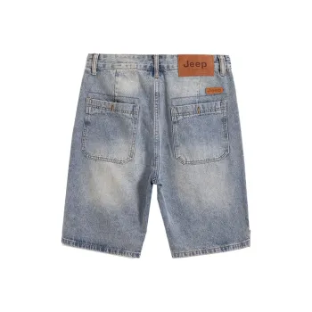 Jeep Denim Shorts Men's Light Pine Blue