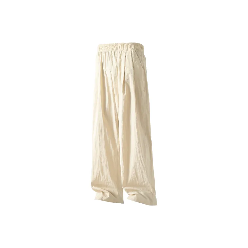 ELNHEN Casual Pants Unisex Pink-14