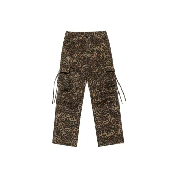 Guuka Casual Pants Unisex Coffee