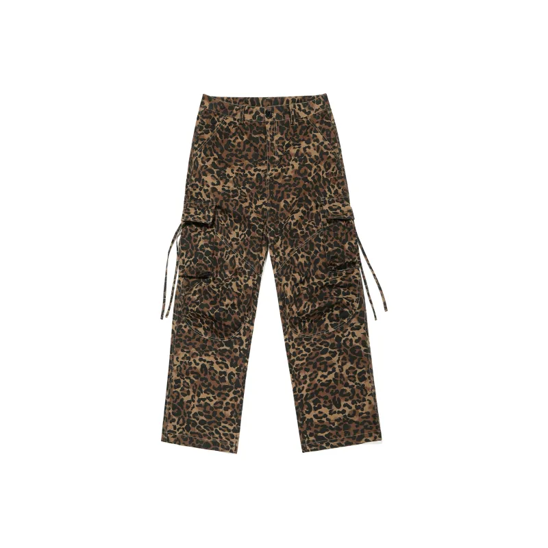 Guuka Casual Pants Unisex Coffee-0