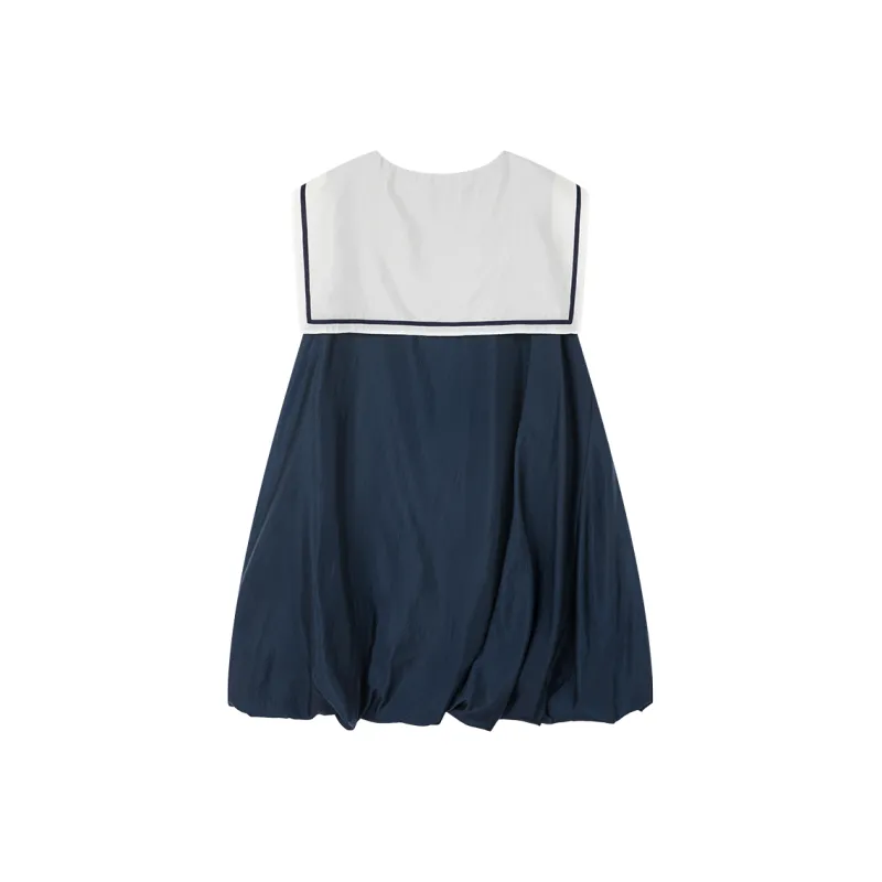 UOOYAA Sleeveless Dress Women's Navy Blue-1