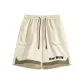 Beige Apricot & Gray Green