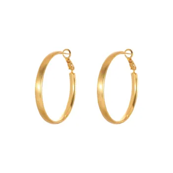 Rhymes Gold Plated Copper Earrings Women's