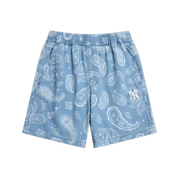 MLB New York Yankees Casual Shorts Men Light Blue