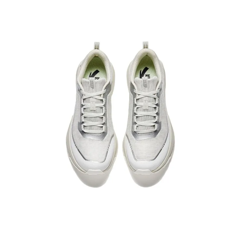 Anta Anti Slip Wear Resistant Low Top Casual Shoes Men's White Silver-2