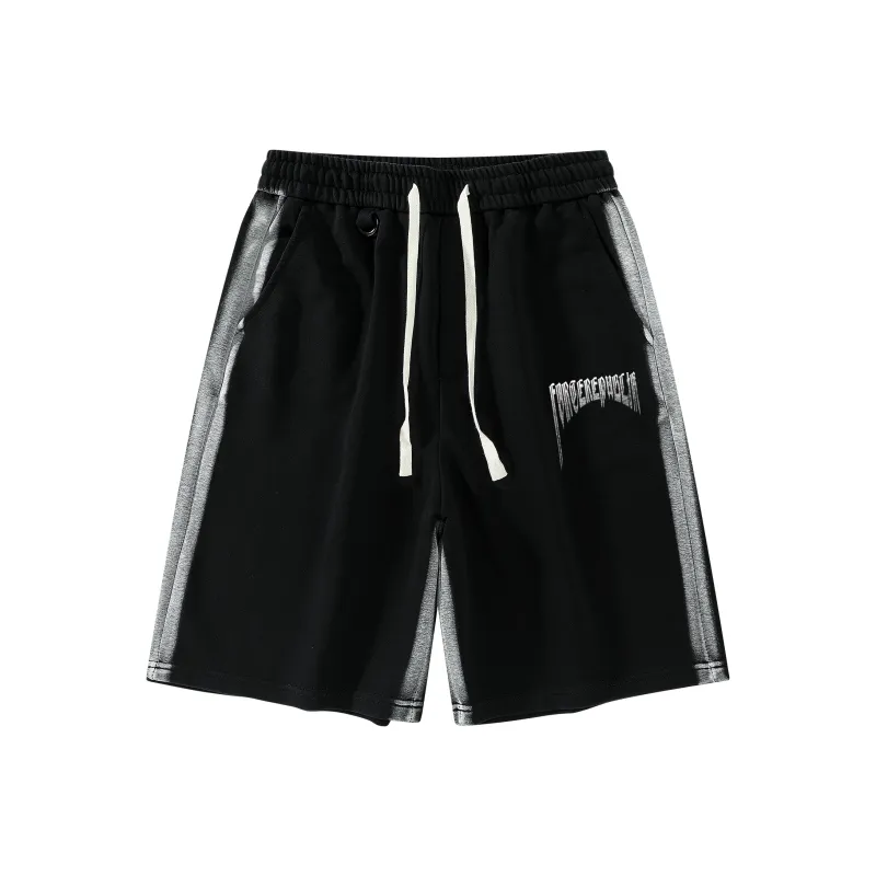 FORCEREPUBLIK Casual Shorts Unisex Black-0