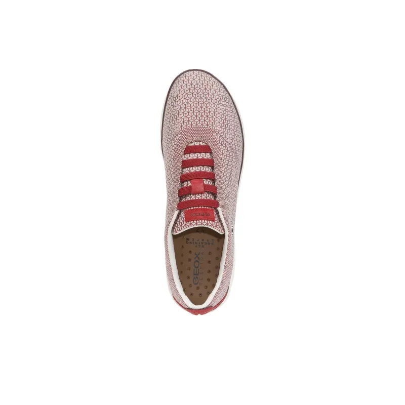 GEOX Nebula Low Top Casual Shoes Women's Red-3