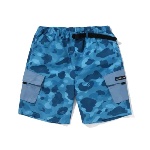 A BATHING APE Honeycomb Camo Cargo Shorts
