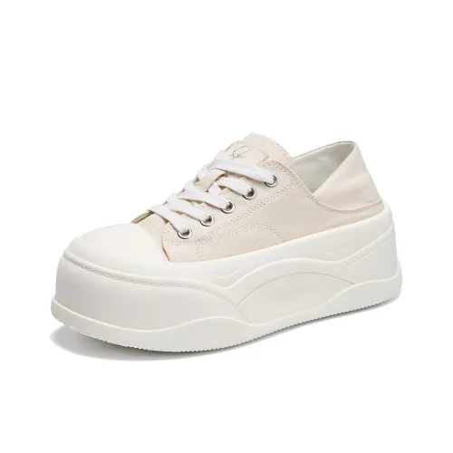 La Chapelle Cushioning, Slip Resistant, And Abrasion Resistant Low Top Casual Shoes Women's White