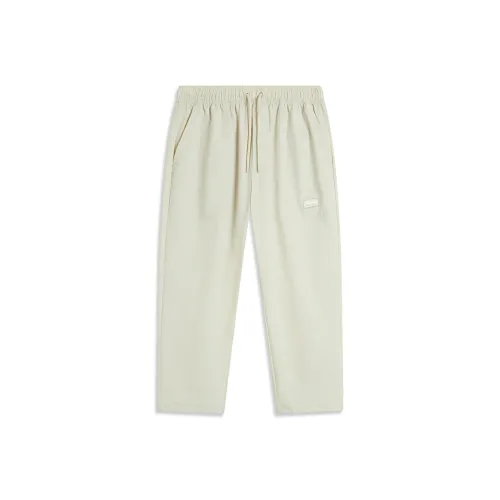 LiNing Sports Fashion Collection Casual Pants Men's Foam Khaki
