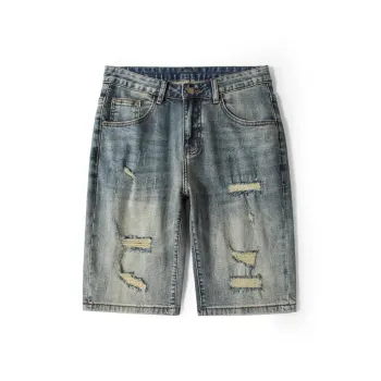 JUCY JUDY Denim Shorts Men's Nostalgic Blue